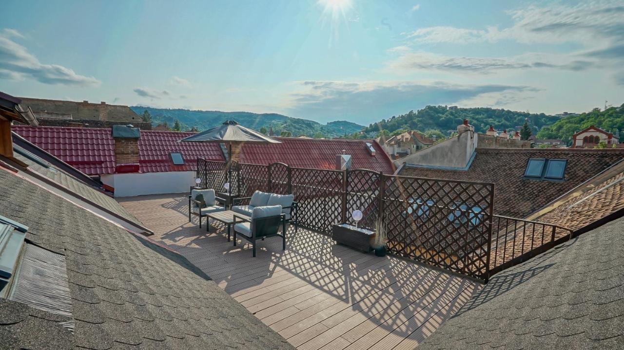 Rooftop Proprety With Large Terrace & Stunning Views - براشوف المظهر الخارجي الصورة